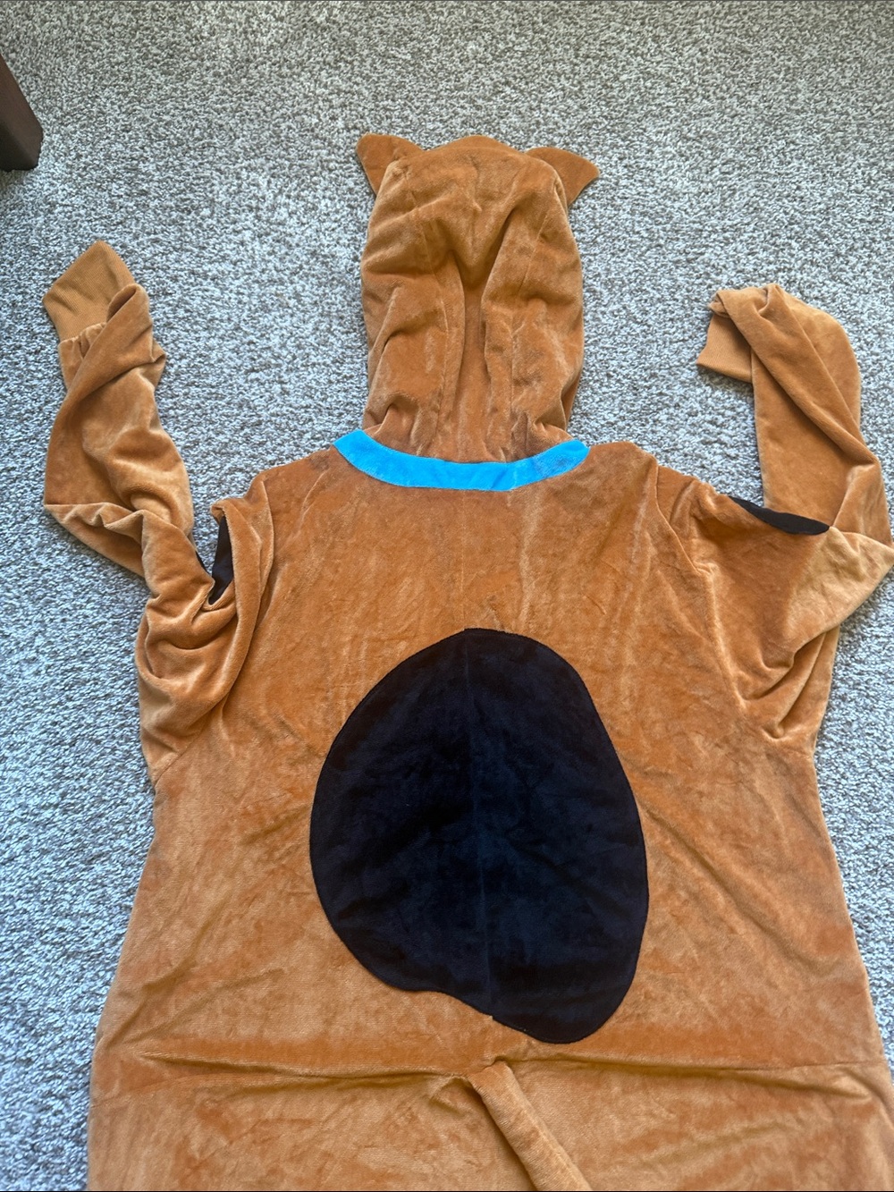 SCOOBY-DOO! ADULT BROWN JUMPSUIT COSTUME SIZE LARGE/EXTRA LARGE 🌟EUC🌟 - Picture 13 of 16